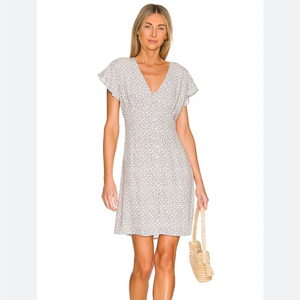 Rails Helena Midi Dress in Blue Garden